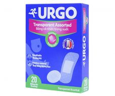 Băng cá nhân Urgo Transparent 4 kích cỡ
