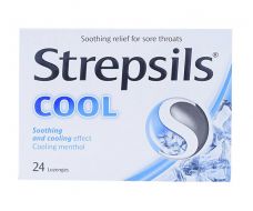 Viên ngậm kháng khuẩn- giảm ho Strepsils Cool