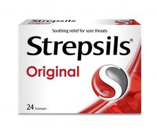 Viên ngậm kháng khuẩn giảm ho Strepsils Original