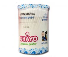 Tăm bông OHAYO Baby đầu trụ 150pcs